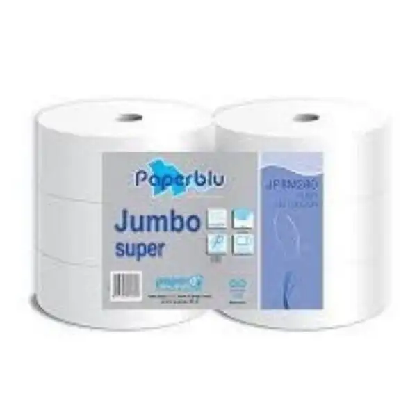 Carta igienica jumbo super pura cellulosa con pretaglio 6 rot.
