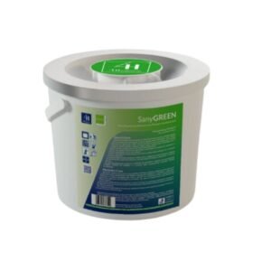 Panni preimpregnati detergenti pavimenti Sanygreen secchiello