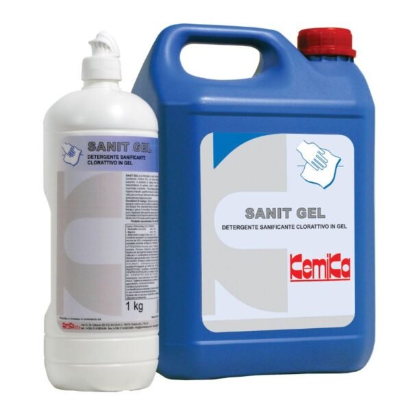 Detergente igenizzante e sbiancante cloroattivo in gel Sanit gel 1 kg