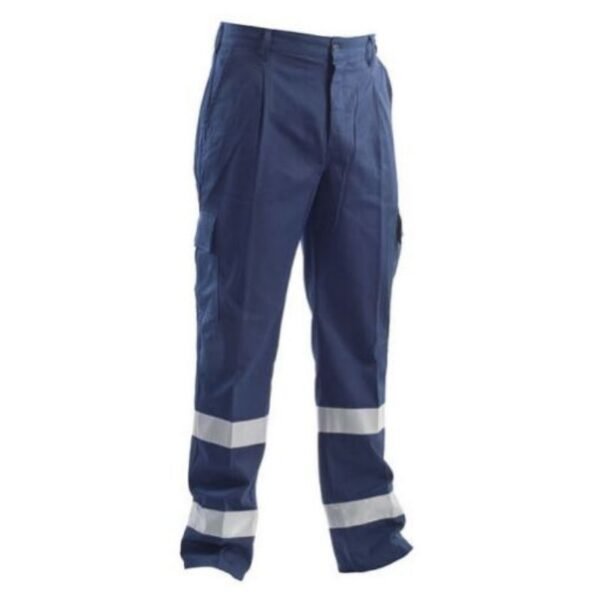 Pantalone massaua con bande 100% cotone peso 260 gr elastico in vita