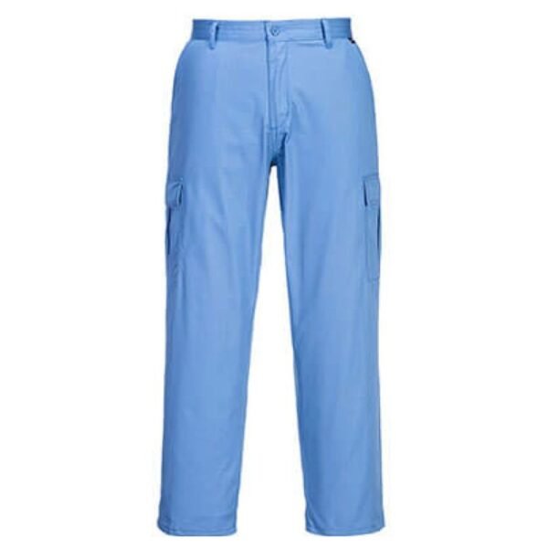 Pantalone ESD antistatico 65% Poliestere, 34% Cotone, 1% Fibra
conduttiva
