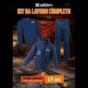 Kit da lavoro completo felpa+giacca+pantalone