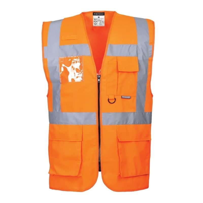 Gilet alta visibilità multitasca