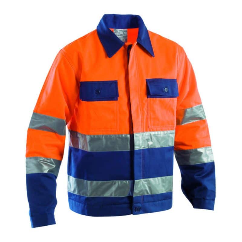 Giubbotto alta visibilità fustagno 40% poliestere 60% cotone 350 gr