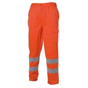 Pantalone alta visibilit&agrave; invernale fustagno 350 gr