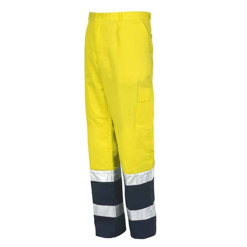 Pantalone alta visibilità Issaline invernale poliestere/cotone 240 gr/m2