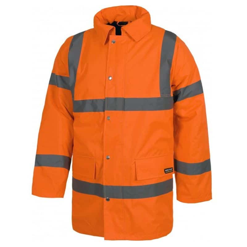Parka alta visibilità impermeabile traspirante