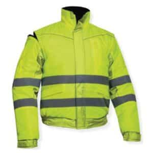 Bomber Biker 3 in 1 impermeabile con maniche staccabili e cappuccio