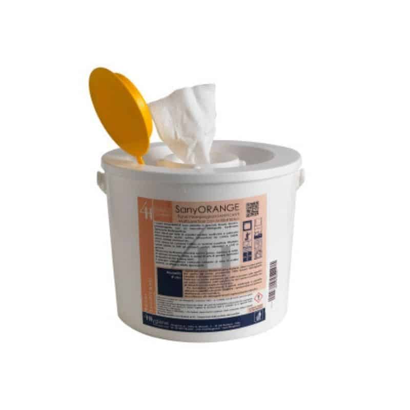 Panni preimpregnati detergenti sgrassante Sanyorange ricarica