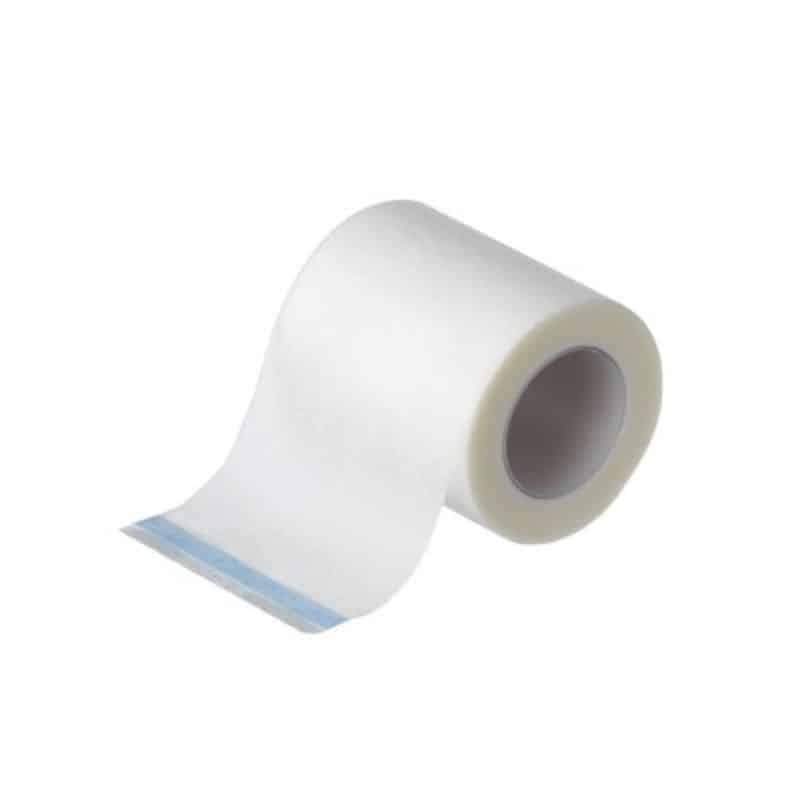 Cerotto di fissaggio su rocchetto in TNT, poroso,
non estensibile, monouso, non sterile.cm 2,5x9,14 m