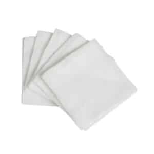 Compresse di garza piegata non sterile puro cotone con filo di Bario 8 strati 10x10 cm