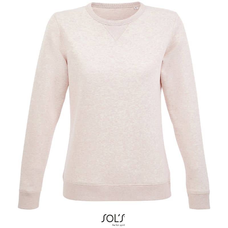 Felpa Sol's Donna girocollo 80% cotone Ringspun 20% poliestere