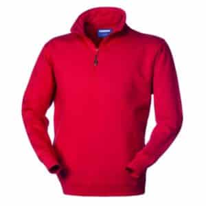 Felpa Perth collo alto mezza zip 80% cotone 20% poliestere 290 gr