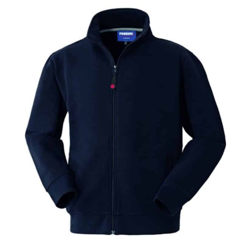 Felpa Canberra zip intera 80% Cotone 20% Poliestere 290 gr