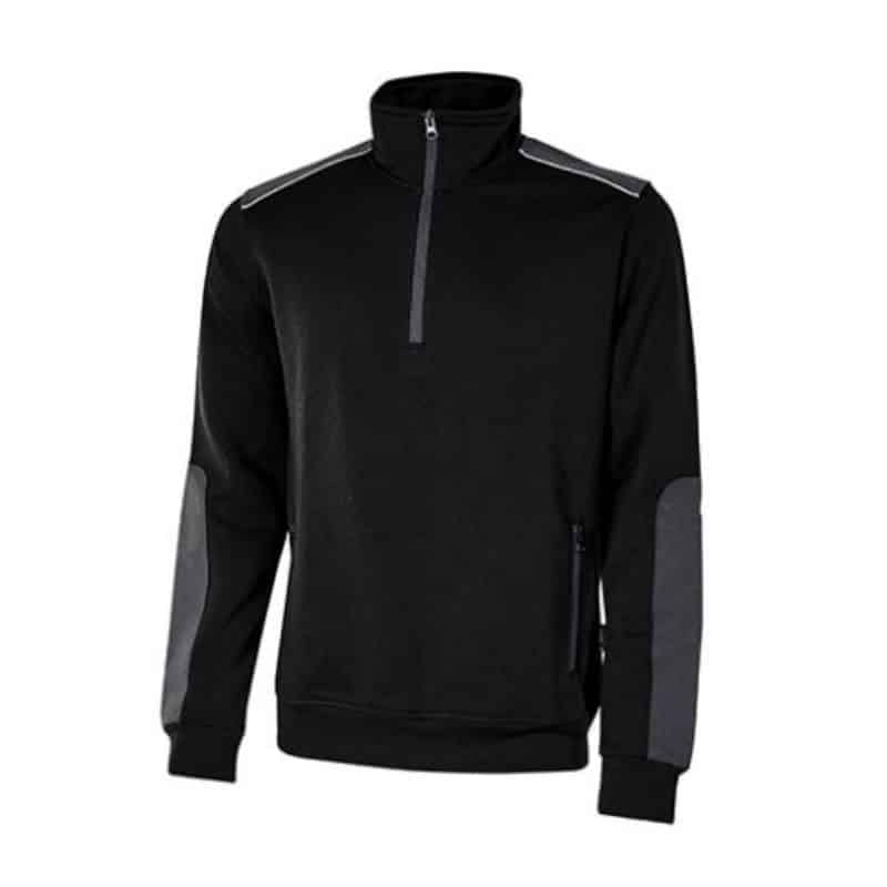 Felpa collo zip U-Power Cushy cotone/poliestere 310 gr
