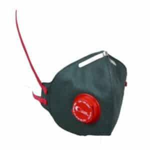 Mascherina monouso pieghevole c/v ai carboni attivi ffp2 per saldatura