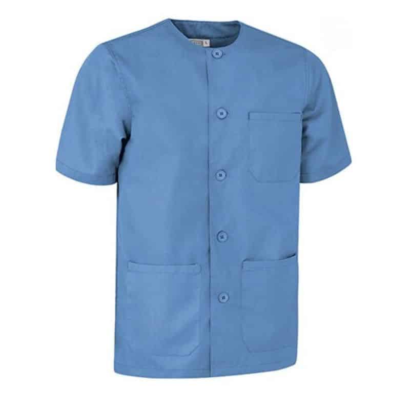 Casacca sanitaria Helsinki manica corta bottoni frontali 190 gr/ m2