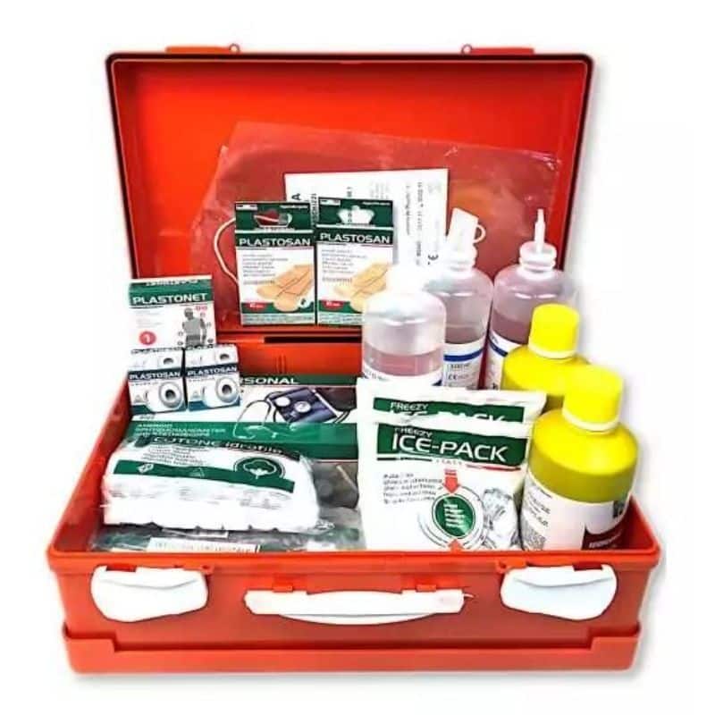 Valigetta medicazione con supporto per attacco a parete cat. AB All 1
