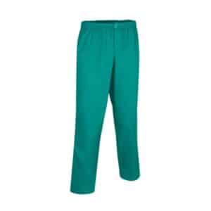 Pantalone Pixel in twill, una tasca dietro elastico in vita chiusura zip e bottone 190 gr