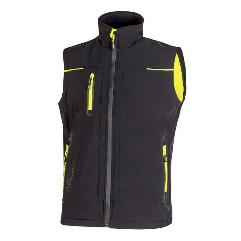Gilet U-Power Universe softshell inserti in reflex 320 gr/m2