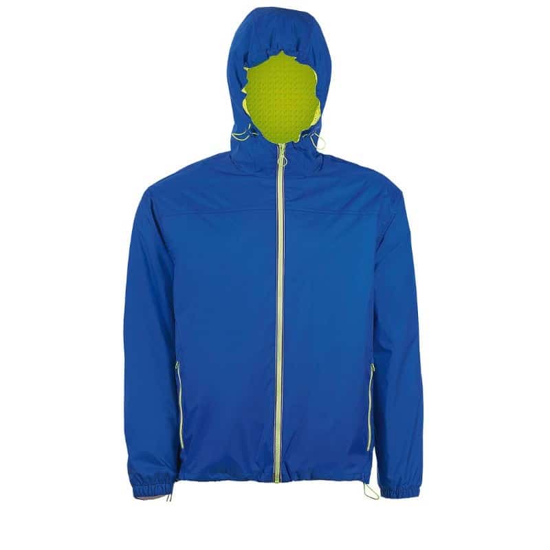 Giacca antivento Sol's unisex imp. con fodera a rete 100% nylon