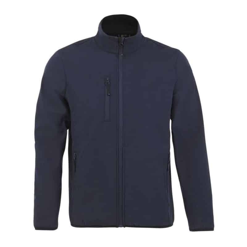 Giubbino softshell 94% poliestere 6% elastene 270 gr
