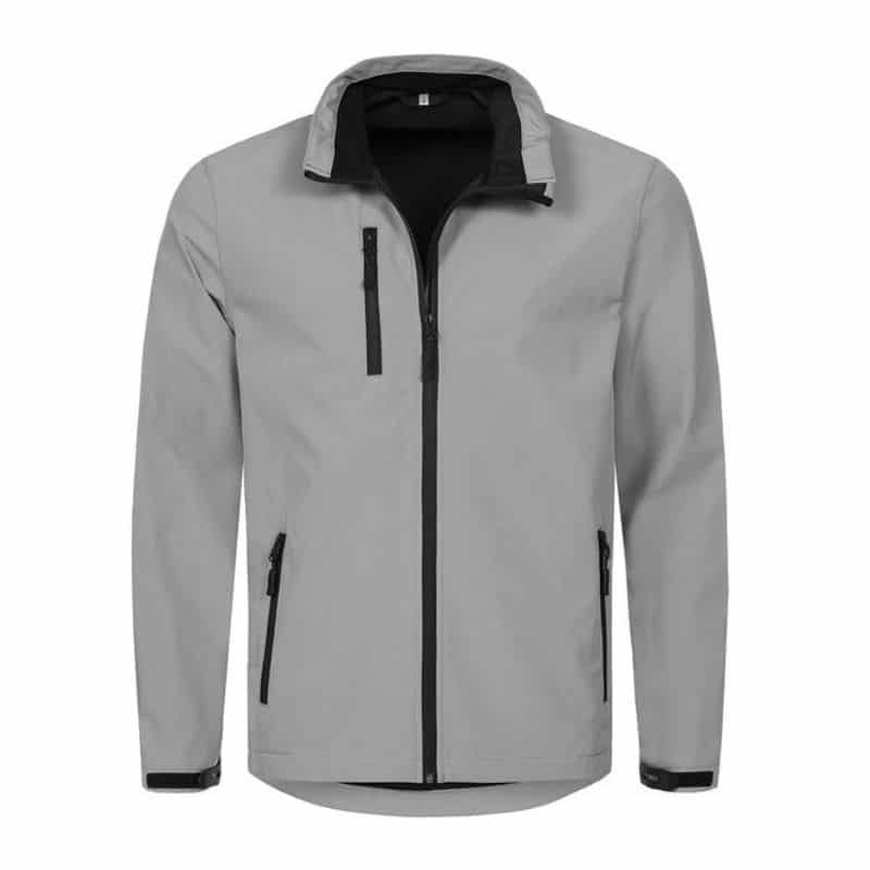 Giubbino softshell 94% poliestere 6% elastene 250 gr