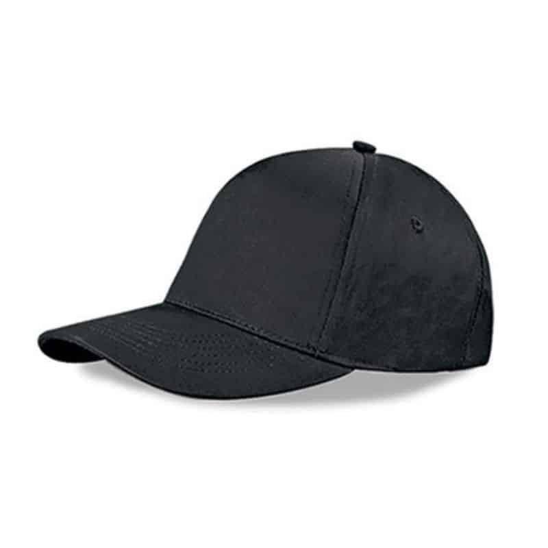 Cappellino sport con visiera curvata regolabile chisura con velcro