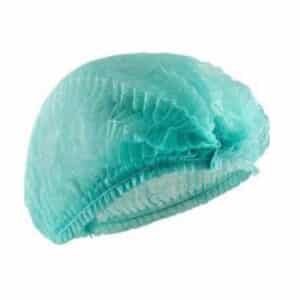 Cuffia clip in PLP 14 gr/m2 con doppio elastico plissettata  pz. 100